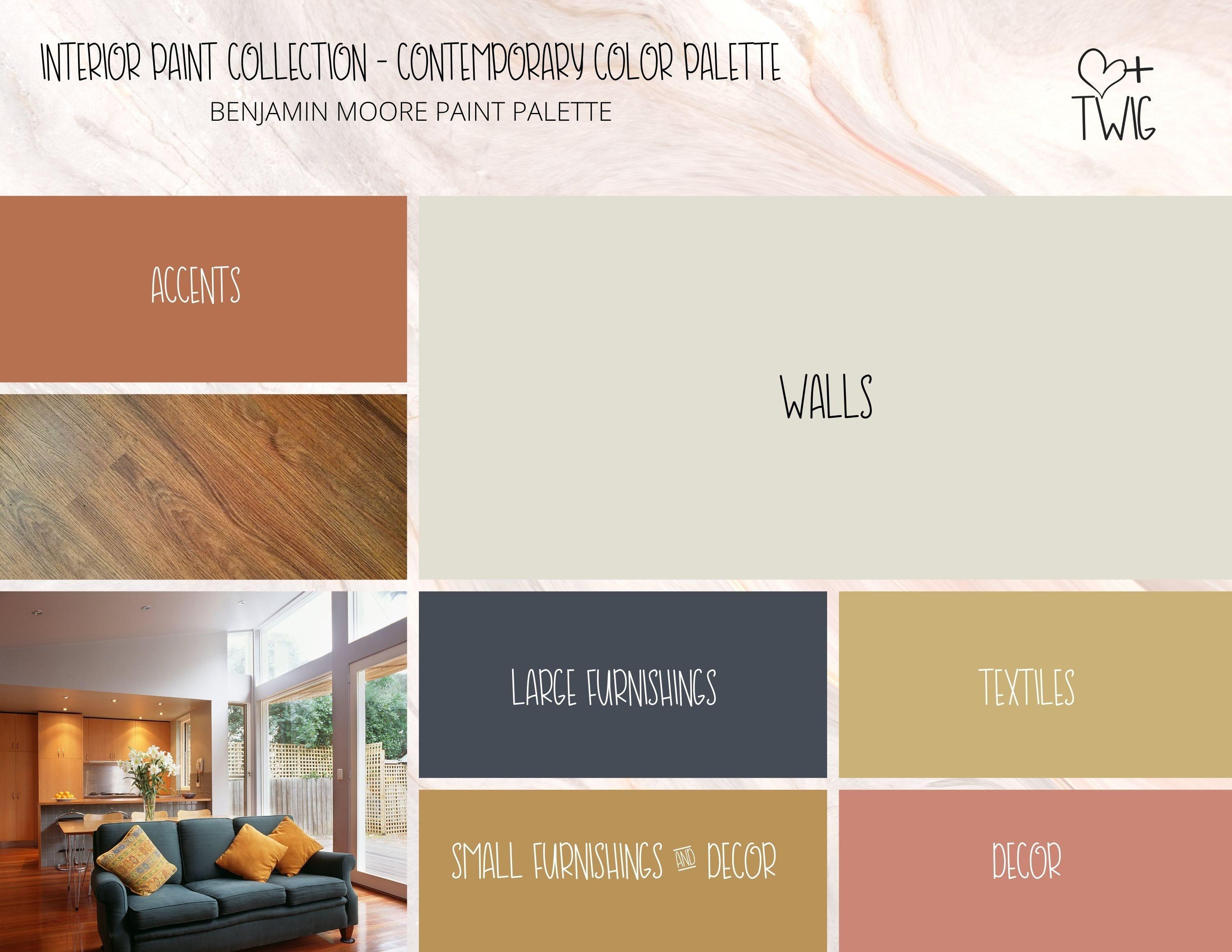 Color Palettes That Complement Contemporary Interiors