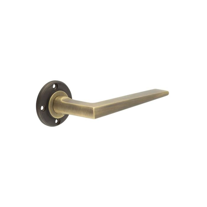 Frelan - Burlington Mayfair Lever Door Handle On Rose - Antique Brass - No Rose