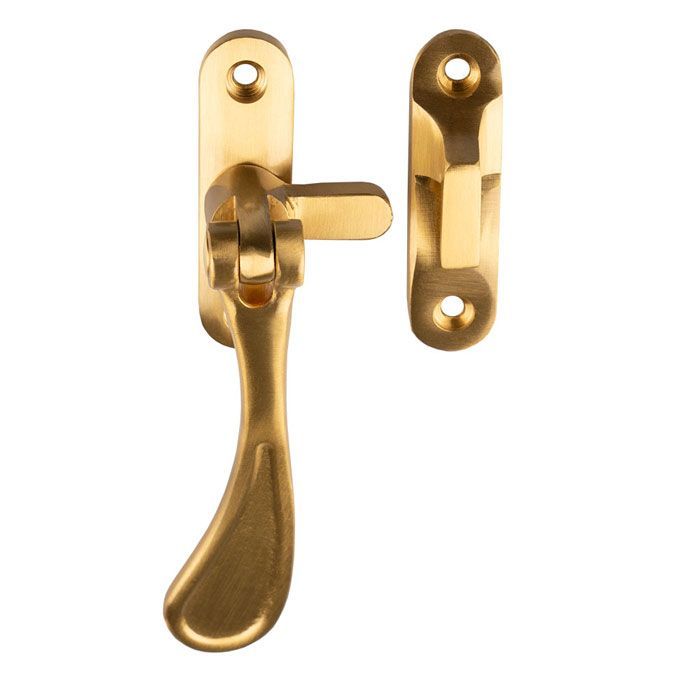 Carlisle Brass - Reversible Casement Fastener - Satin Brass