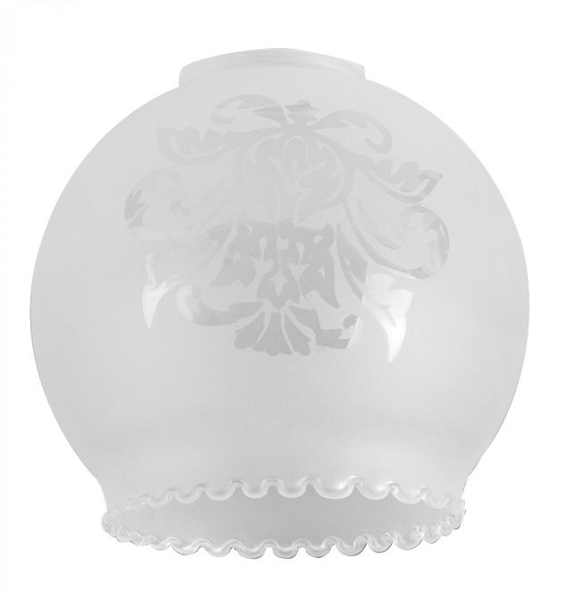 Minisun Bola Traditional Frosted Glass, Etched Glass Lamp Shades