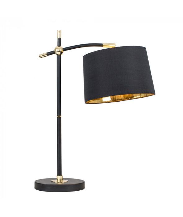 Minisun Iconic Hensley Contemporary, Modern Black Table Lamp