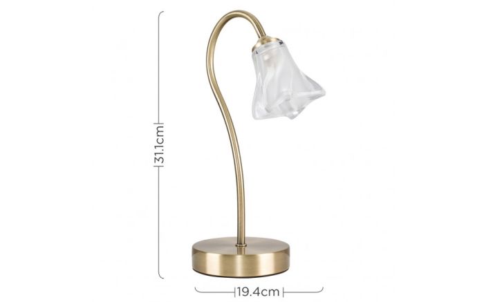 Minisun Swan Neck Modern Brass Touch, Touch Bedside Lamps Argos Ireland
