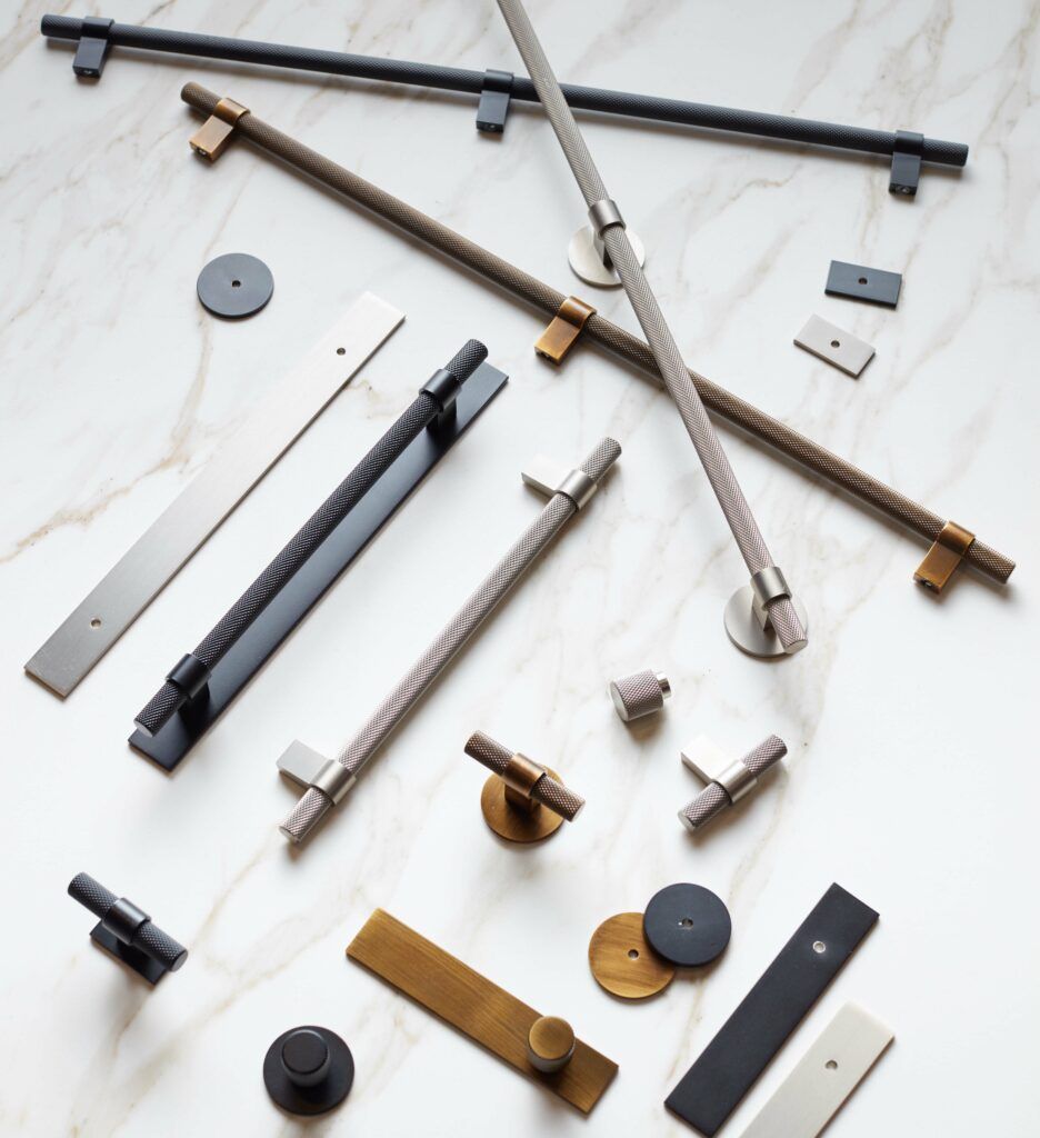 Knurled Handles for an Industrial Look