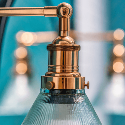 Copper Lighting | 2023 home trends | More Handles