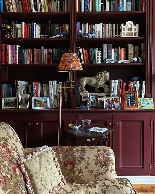 Lucy Stuart Victorian Workmans cottage playing with pattern colour and maximalism in decor - Victorian Maximalist Vintage Interior Design