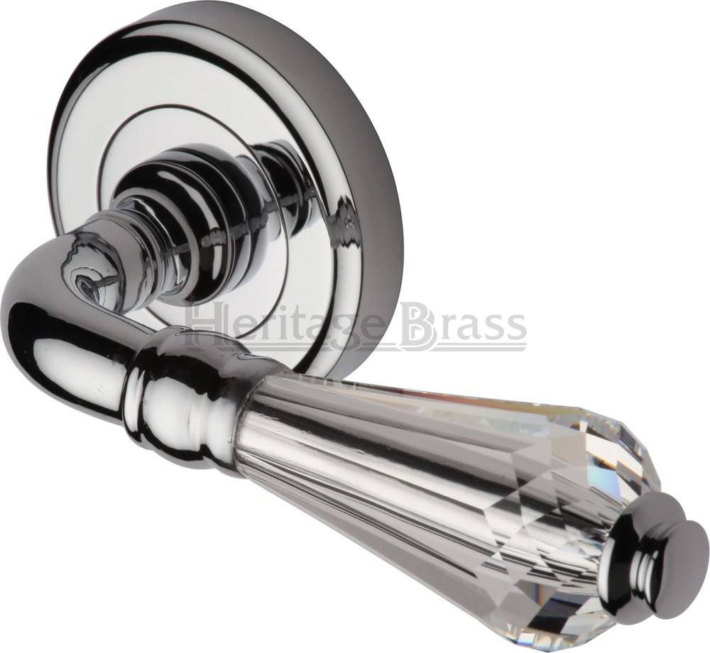 Heritage Swarovski Crystal door lever